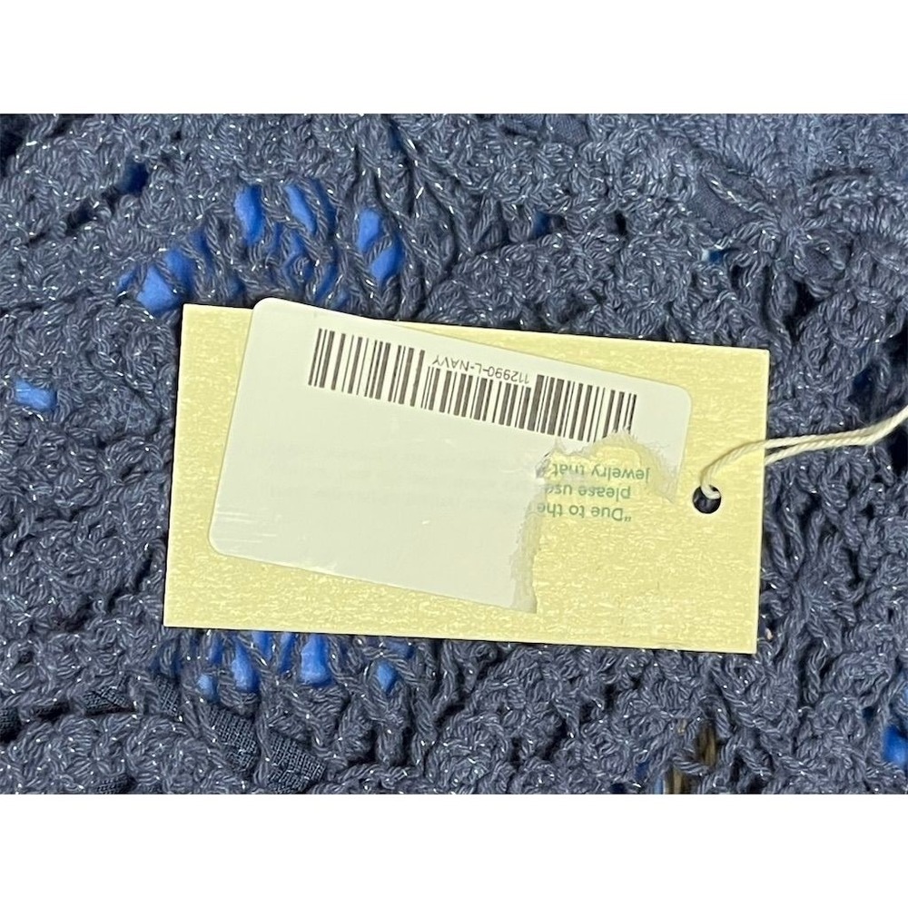 NWT Sundance Women's Blue Khloe Crochet Lace Sleeveless Top & Camisole Lined L - Picture 10 of 11